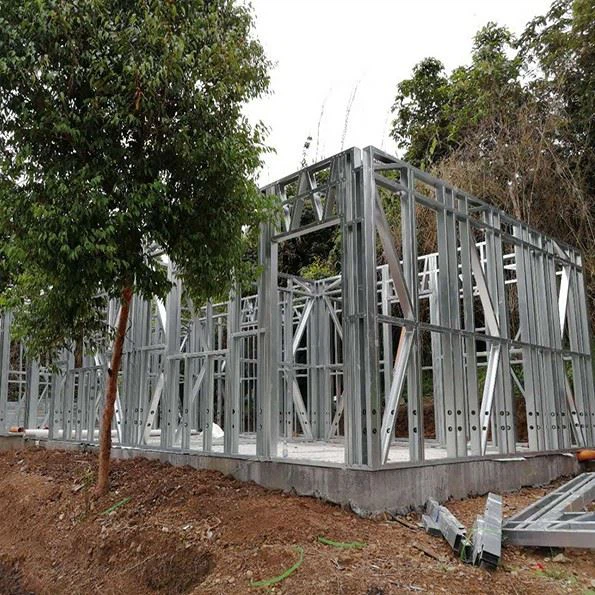 Color Bonded Steel Cladding Prefab Homes