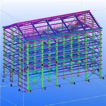 Raskaan lattian lastausteräsrakenneparkki