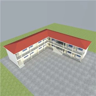 Monikerroksinen teräsrakennekoulu