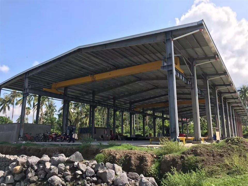 Structural Design, Material List And Quantity Estimation For Precast Concrete Slab Factory in Southern Manila, Philippines factory