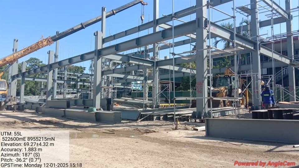 Structural Steel Frame Design For A 4-Story Hotel in Papua New Guinea high quality